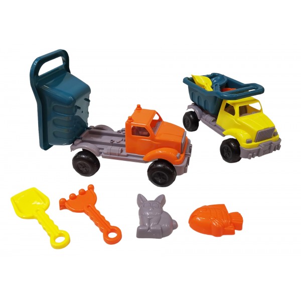 ΠΑΙΧΝΙΔΙ ΠΑΡΑΛΙΑΣ ΦΟΡΤΗΓΟ ΜΕ 4 ΑΞΕΣΟΥΑΡ 2 ΧΡΩΜΑΤΑ 28X14CM 1293-20